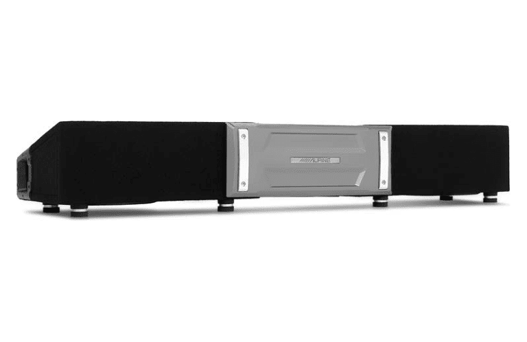 Compact car audio subwoofer amplifier