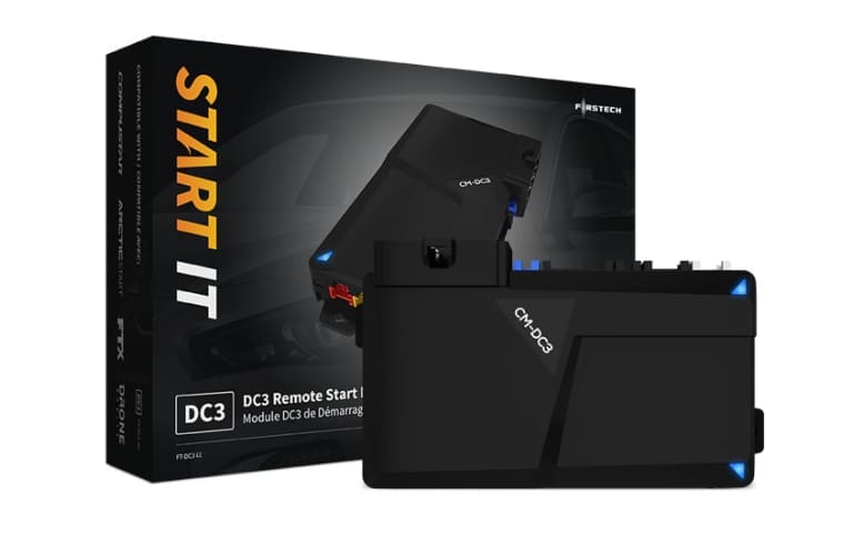 DC3 remote start module packaging and device