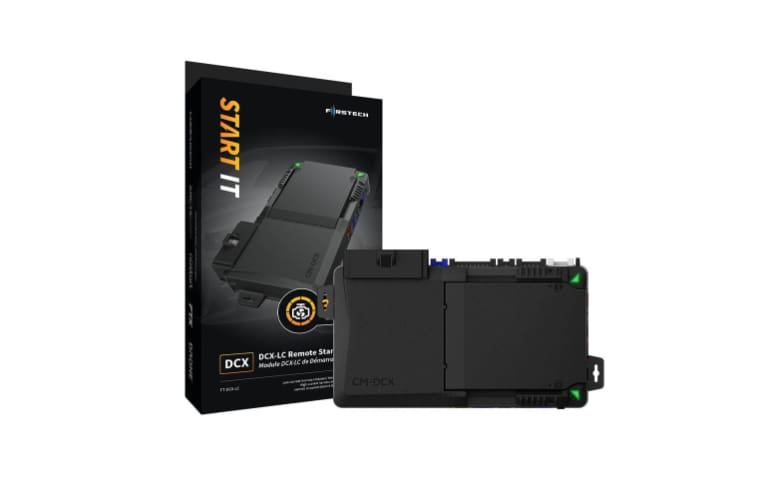 Remote start module with packaging displayed.