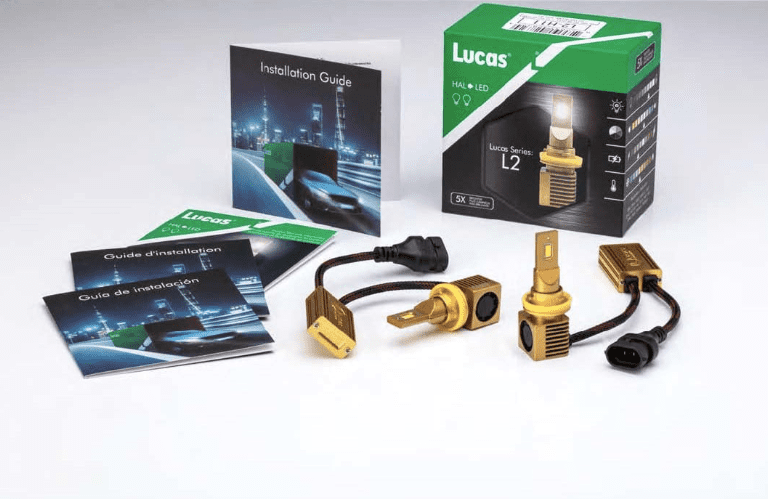 Lucas L2 LED headlight bulbs and guide